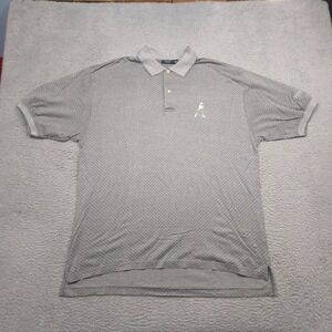 Johnnie Walker Collection Polo Shirt Mens XXL Gray Cotton Golf Scotch Logo